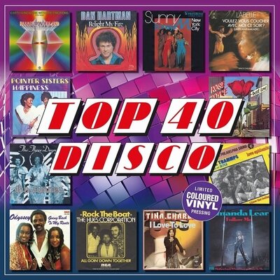 VARIOUS - TOP 40  -DISCO- (Vinyl LP)