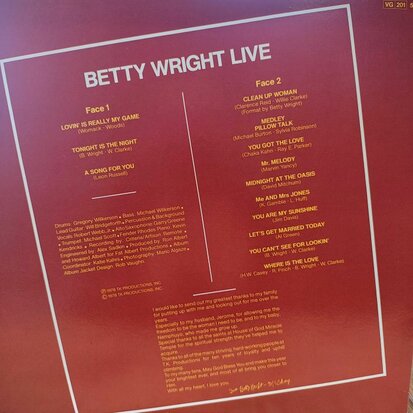 Betty Wright - Betty Wright Live (Vinyl LP)