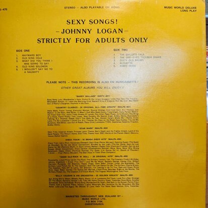 Johnny Logan - Sexy Songs (Vinyl LP)