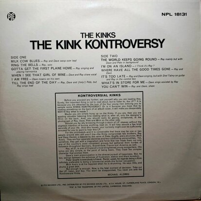 The Kinks - The Kink Kontoversy (Vinyl LP)