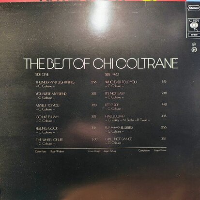 Chi Coltrane - The Best Of Chi Coltrane (Vinyl LP)