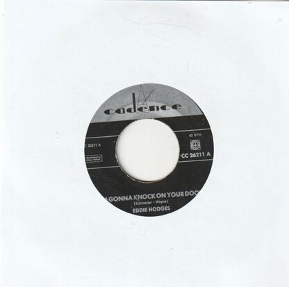 Eddie Hodges - I'm gonna knock on your door + Ain't gonna wash for a week (Vinylsingle)