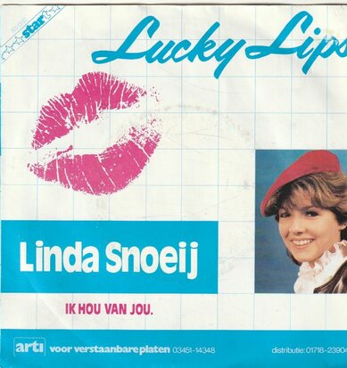 Linda Snoeij - Lucky lips + Ik hou van jou (Vinylsingle)