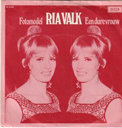 Ria Valk - Fotomodel + Een dure vrouw (Vinylsingle)