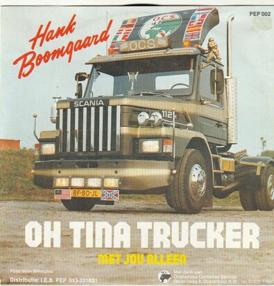 Hank Boomgaard - Oh Tina Trucker + Met jou alleen (Vinylsingle)