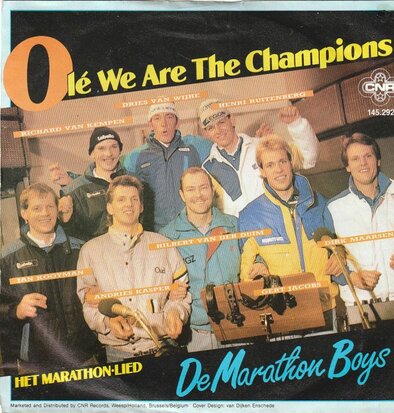 Marathon Boys - Ole, we are the champions + Marathon lied (Vinylsingle)