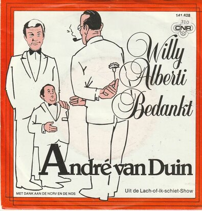 Andre van Duin - Willy Alberti bedankt + Wie van de drie (Vinylsingle)