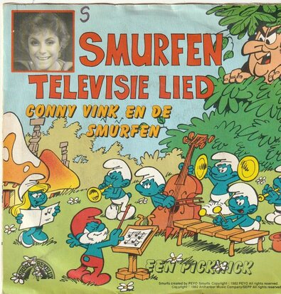 Conny Vink - Smurfen televisie lied + Picknick (Vinylsingle)