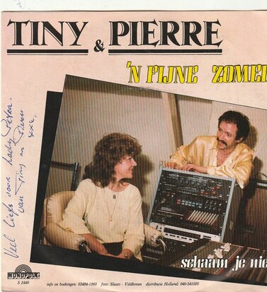 Tiny & Pierre - Een Fijne Zomer + Schaam je niet (Vinylsingle)