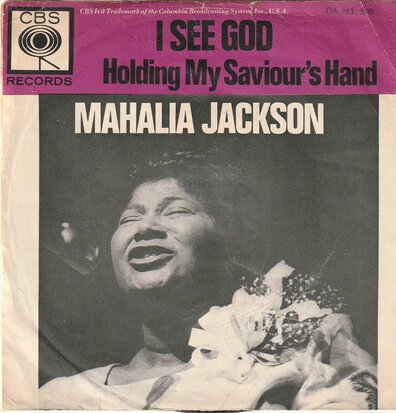 Mahalia Jackson - I see god + Holding my saviour's hand (Vinylsingle)