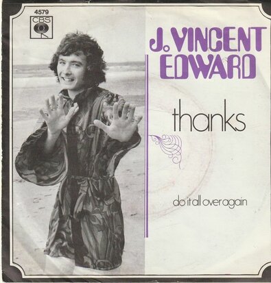 J. Vincent Edwards - Thanks + Do it all over again (Vinylsingle)