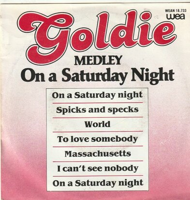 Goldie   - Medley Bee Gees + Medley Everly Brothers (Vinylsingle)