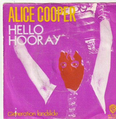 Alice Cooper - Hello Hooray + Generation landslide (Vinylsingle)