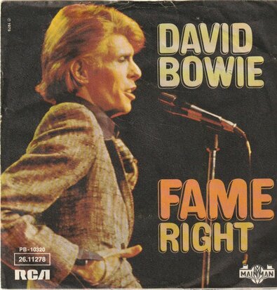 David Bowie - Fame + Right (Vinylsingle)