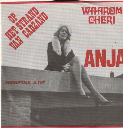 Anja - Op Het Strand Van Cadzand + Waarom Cheri (Vinylsingle)