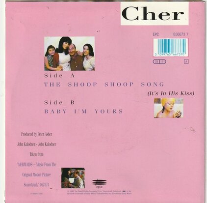 Cher - Shoop shoop song + Baby I'm yours (Vinylsingle)