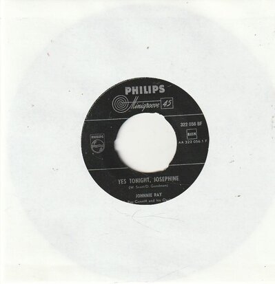 Johnny Ray - Yes tonight Josephine + Just walking in the rain (Vinylsingle)