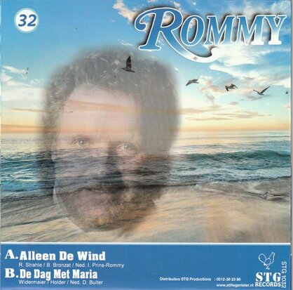 Rommy - Alleen de wind + De dag met Maria (Vinylsingle)