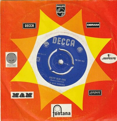 Blue Diamonds - Pretty blue eyes + Let it be me (Vinylsingle)