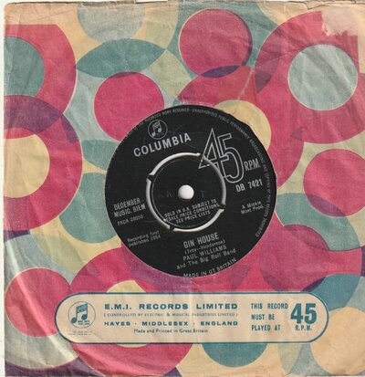 Paul Williams - Gin House + Rocking Chair (Vinylsingle)