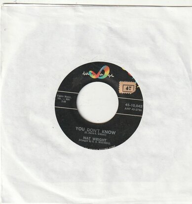 Nat Wright - You Don't Know + You Don't Own Your Love (Vinylsingle)