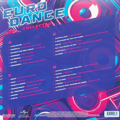 VARIOUS - EURO DANCE COLLECTED (Vinyl LP)