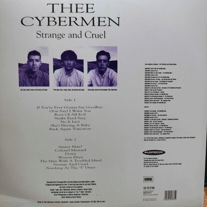 Thee Cybermen - Strange And Cruel (Vinyl LP)