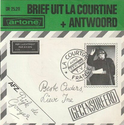 Rijk de Gooyer - Brief uit la Courtine + Beste kerel, hier is vader (Vinylsingle)