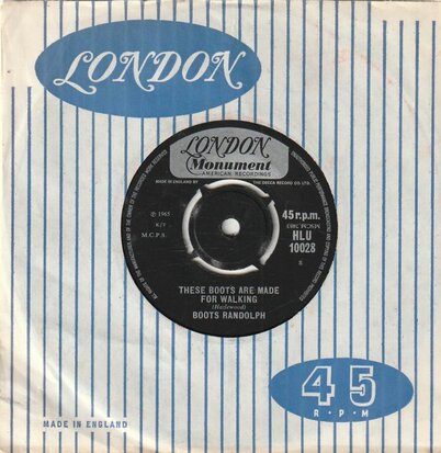 Boots Randolph - These Boots Are Made For Walking + Honey In Your Heart (Vinylsingle)