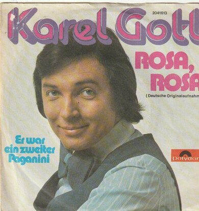 Karel Gott - Rosa, Rosa + Er War Ein Zweiter Paganini (Vinylsingle)