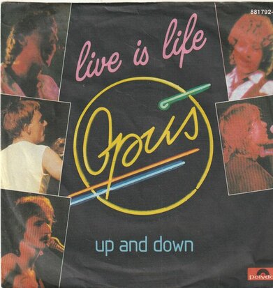 Opus - Live is life + Up and down (Vinylsingle)