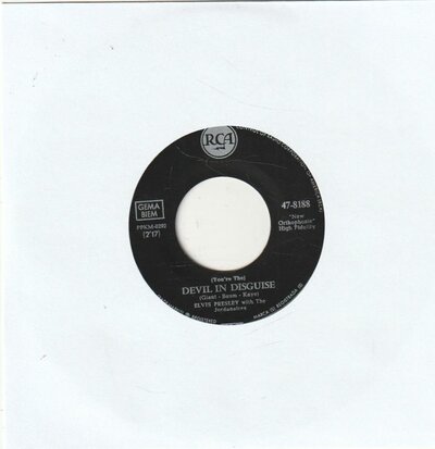 Elvis Presley - Devil in disguise + Please don't drag that string around (Vinylsingle)