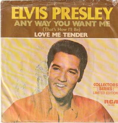 Elvis Presley - Love me tender + Anyway you want me (Vinylsingle)