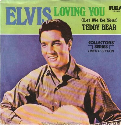 Elvis Presley - Loving you + Teddy bear (Vinylsingle)