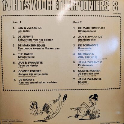 Various - 14 Hits Voor Etherpiraten 8 (Vinyl LP)