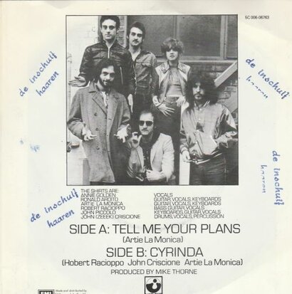 Shirts - Tell me your plans + Cyrinda (Vinylsingle)