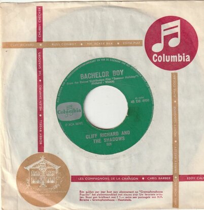 Cliff Richard - Bachelor boy + The next time (Vinylsingle)