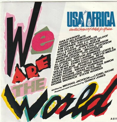 USA for Africa - We are the world + Grace (Vinylsingle)