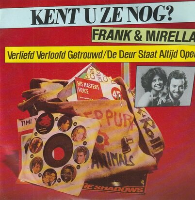 Frank & Mirella - Verliefd, verloofd, getrouwd + De deur staat altijd open (Vinylsingle)