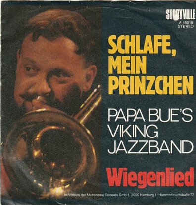 Papa Bue's Viking Jazz Band - Schlafe Mein Prinzchen + Wiegenlied (Vinylsingle)