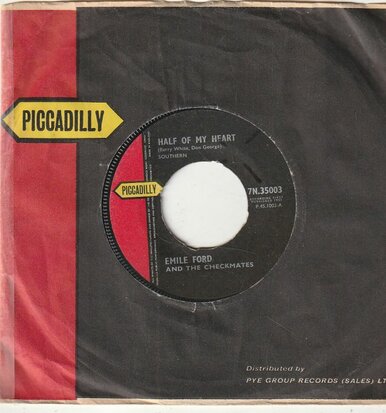 Emile Ford - Half Of My Heart + Gypsy Love (Vinylsingle)