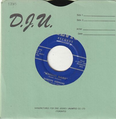 Gordon Sizemore - Waddlin Mama + Everything (Vinylsingle)