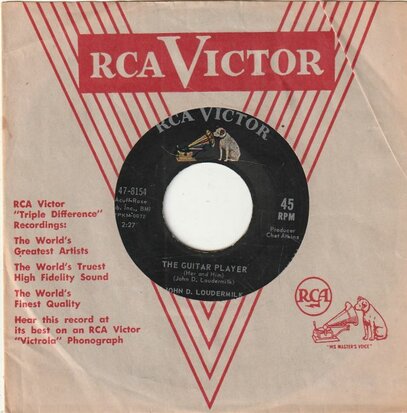 John D. Loudermilk - The Guitar Player + Bad News (Vinylsingle)