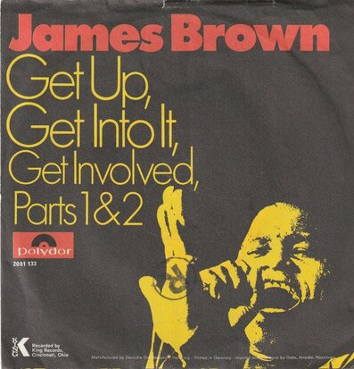 James Brown - Get up, get into it, get involved + (part II) (Vinylsingle)