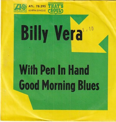 Billy Vera - With Pen In Hand + Good Morning Blues (Vinylsingle)