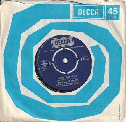 Rolling Stones - Jumpin' Jack Flash + Child of the moon (Vinylsingle)