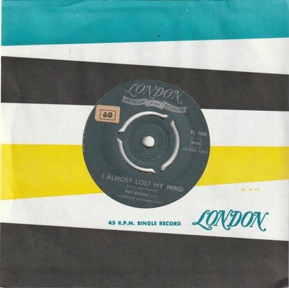 Pat Boone - I'll be home + I almost lost my mind (Vinylsingle)