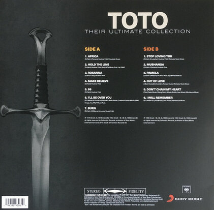 TOTO - THEIR ULTIMATE COLECTION -COLOURED- (Vinyl LP)