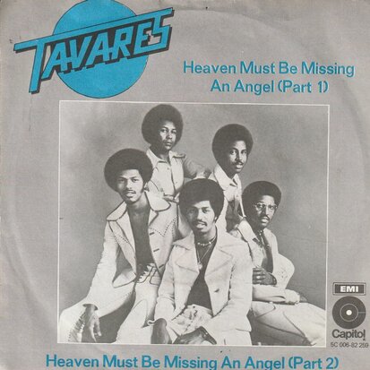 Tavares - Heaven must be missing an angel + (part II) (Vinylsingle)