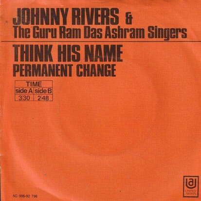 Johnny Rivers - Think His Name + Permanent Change (Vinylsingle)